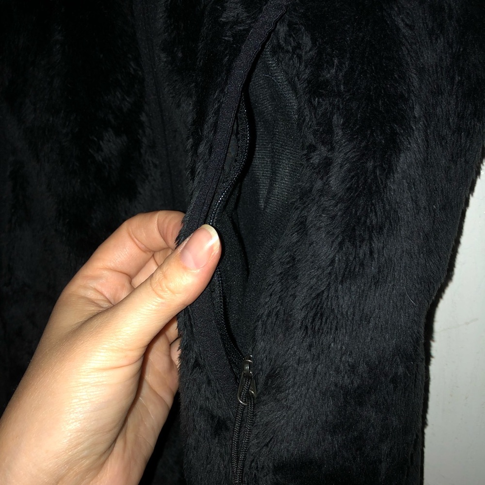 The North Face Black Hooded Teddy Fleece Zip Jacket - Picture 5 of 7